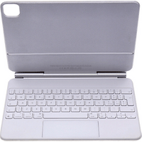 Apple Magic Keyboard wit voor iPad Pro 11 (3. Generation) en iPad Air (5. Generation) [Engelse toetsenbordindeling, QWERTY]