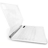 Apple Magic Keyboard wit passend bij iPad Pro 12,9 [3. 4e of 5e generatie, Nederlandse toetsenbordindeling, QWERTY]